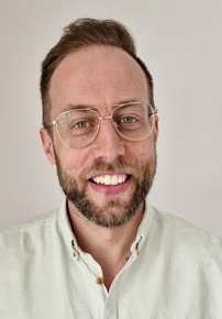 Porträtt på Johan Alm