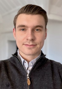 Porträtt på Pontus Edfors