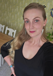 Porträtt på Maja Schentz