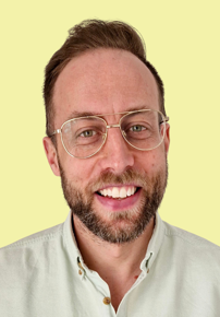 Porträtt på Johan Alm